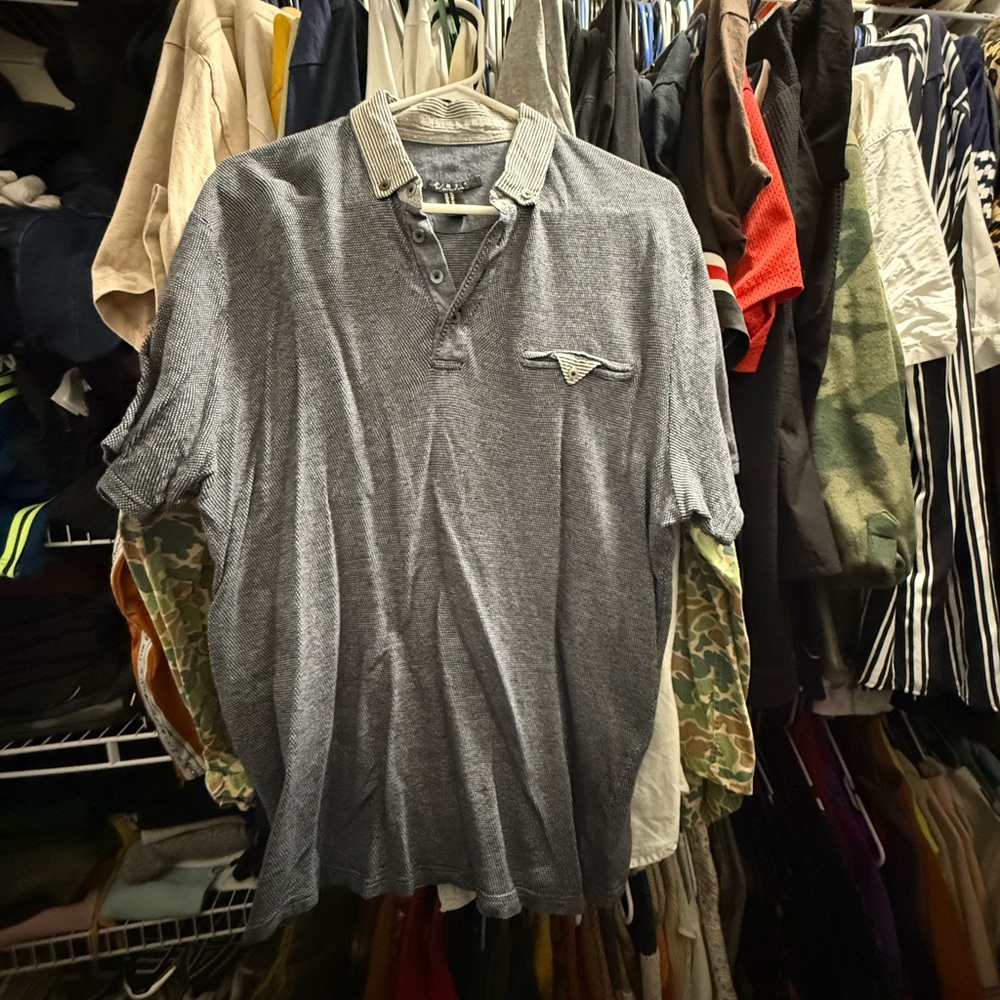 Men's Gray Polo Shirt
